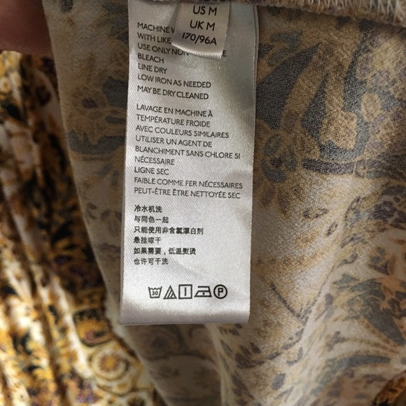 Free People Bella Printed Tunic Size Medium - Picture 6 of 8